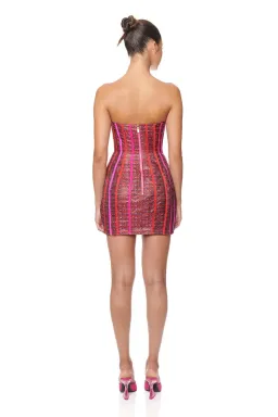 Eliya the Label Juliet Mini Dress Multi Size XS / AU 6 for rent on The Volte - image 3