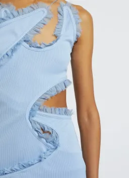 Christopher Esber Carina Interlinked Dress Blue Size 6 for rent on The Volte - image 5