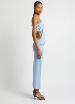 Christopher Esber Carina Interlinked Dress Blue Size 10 for rent on The Volte - image 4