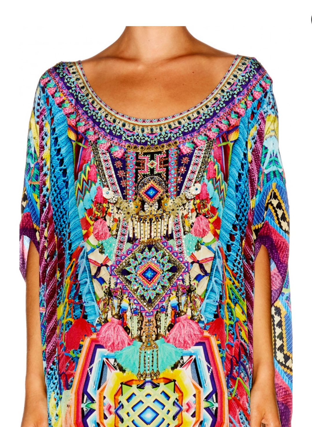 Camilla Ms Mochilla Round Neck Kaftan One Size for rent on The Volte - main image