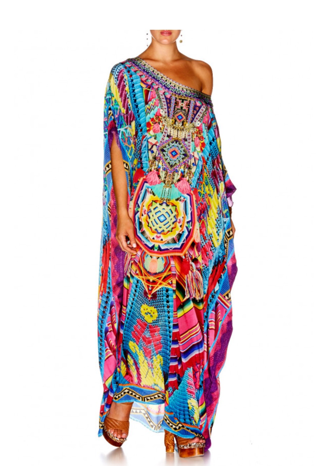 Camilla Ms Mochilla Round Neck Kaftan One Size for rent on The Volte - main image