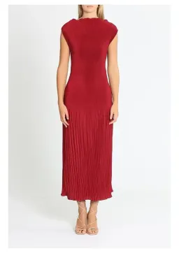 Lidee Soiree Moss Gown in Ruby Size 12 for rent on The Volte - image 1