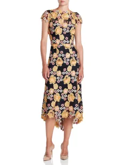 Moss and Spy Petal A-Line Midi Dress Floral Size 14 for rent on The Volte - image 1