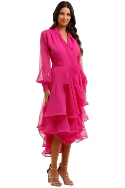 Elliatt Cuba Midi Dress in Orchid Size 8 for rent on The Volte - image 2