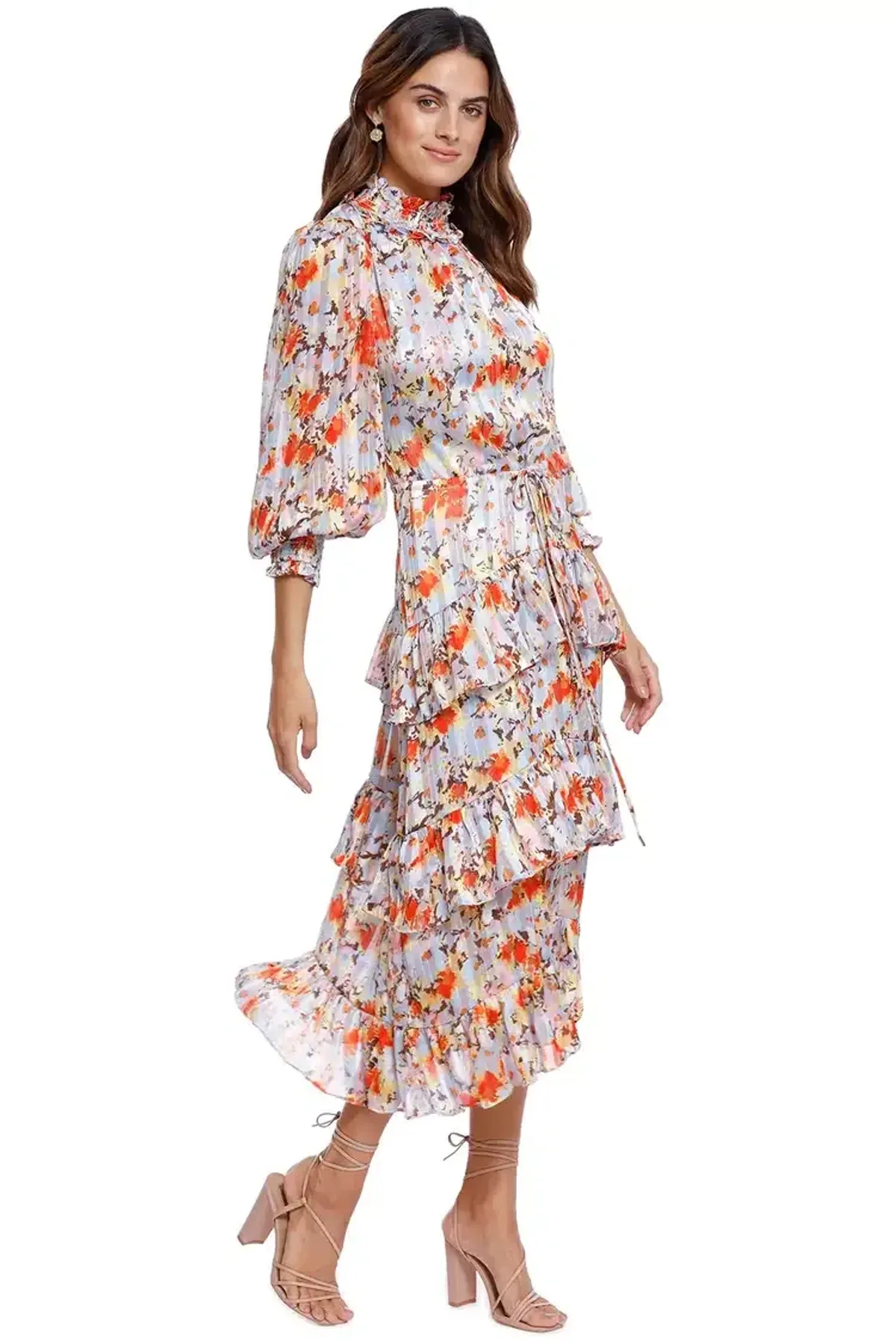 Elliatt Caseria Midi Dress Floral Size 12 - Image 2
