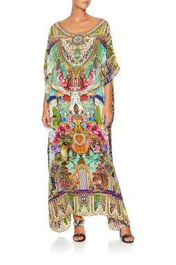Camilla Champagne Coast Round Neck Kaftan One Size for rent on The Volte - image 8