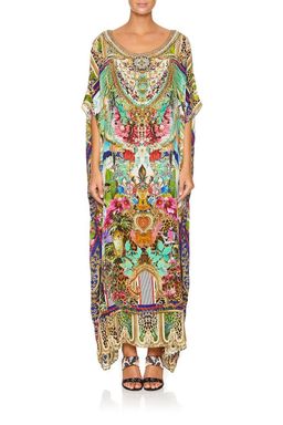 Camilla Champagne Coast Round Neck Kaftan One Size for rent on The Volte - image 7