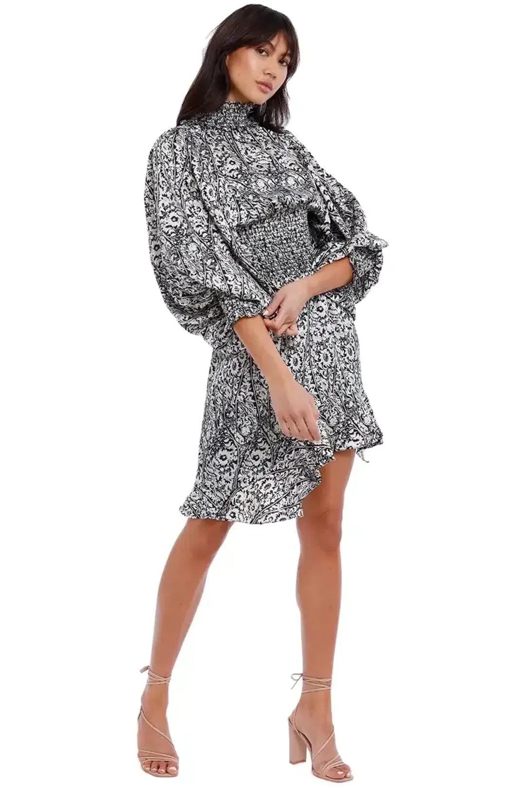 Elliatt Prevail Blouse and Mini Skirt Set Print Size 10 for rent on The Volte - main image