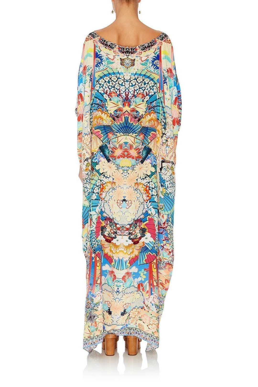 Camilla Miso In Love Round Neck Kaftan One Size for rent on The Volte - main image