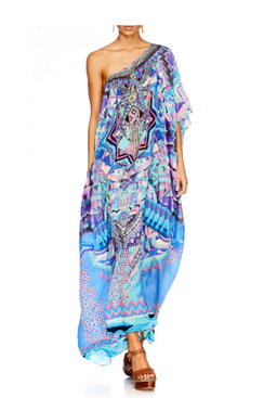 Camilla Threads of Cosmos Round Neck Kaftan One Size for rent on The Volte - image 3