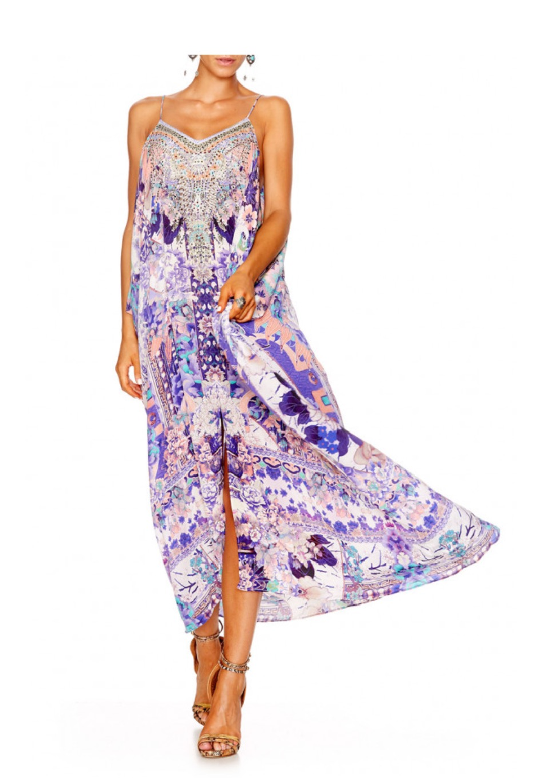 Camilla Still Life Shoestring Kaftan One Size for rent on The Volte - main image