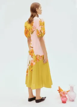 Alemais Silas Midi Dress Floral Size 14 for rent on The Volte - image 4