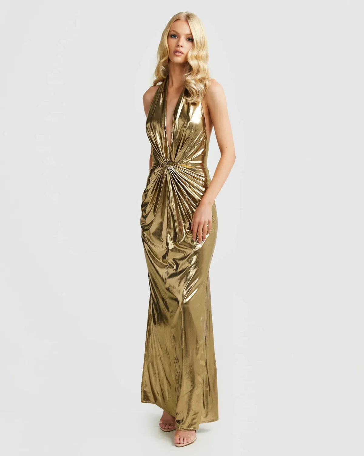 Derma Department Paola Gown Gold Size 4 - Image 2