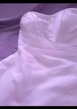 Brisbane Bridal couture designed Strapless Bridal Gown White Size 8 for rent on The Volte - image 4