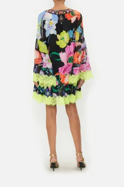 A-Line Gathered Panel Dress Away With The Fairies Size 16 for rent on The Volte - image 2