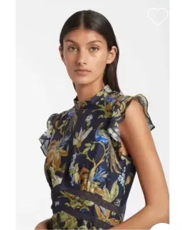 Sir the Label Lilian Tiered Gown Floral Size 2/AU 10 for rent on The Volte - image 2