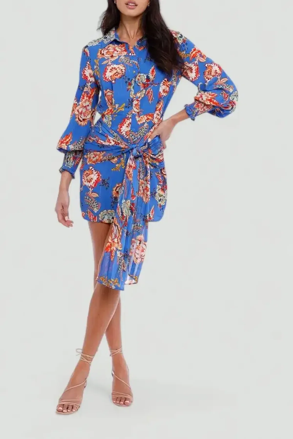 Elliatt Independence Dress in Blue Size 12 - Image 2