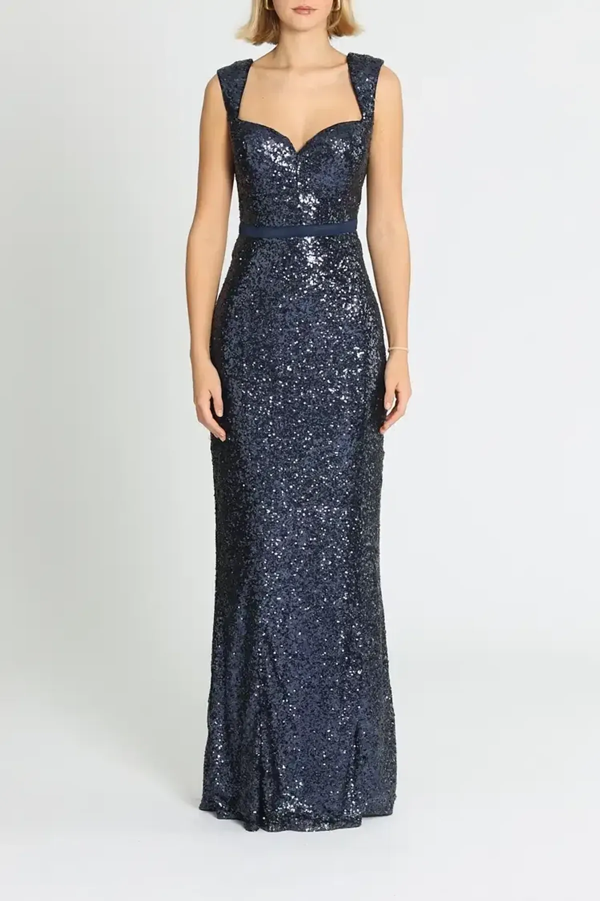 Elle Zeitoune Liam Midnight Gown in Blue Size 16 - Image 1