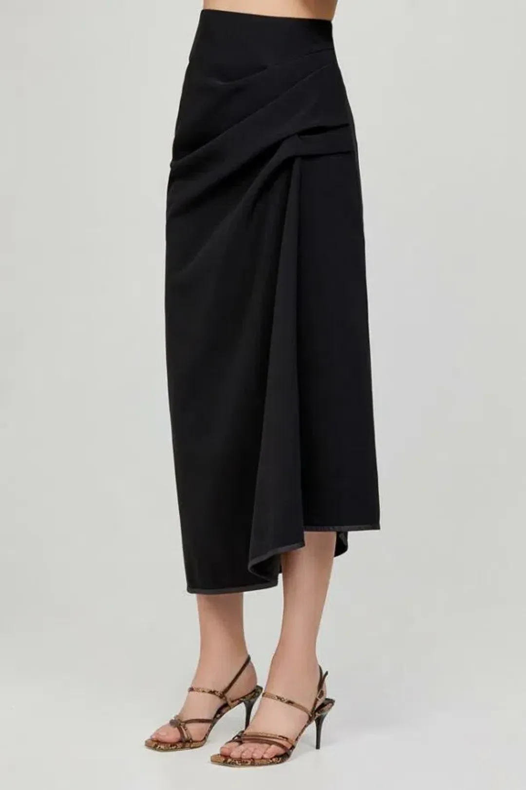 Acler Thistle Top and Skirt Black Size 10 for rent on The Volte - main image