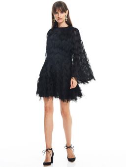 Talulah Eleanor Fringe Mini Dress for rent on The Volte - image 4