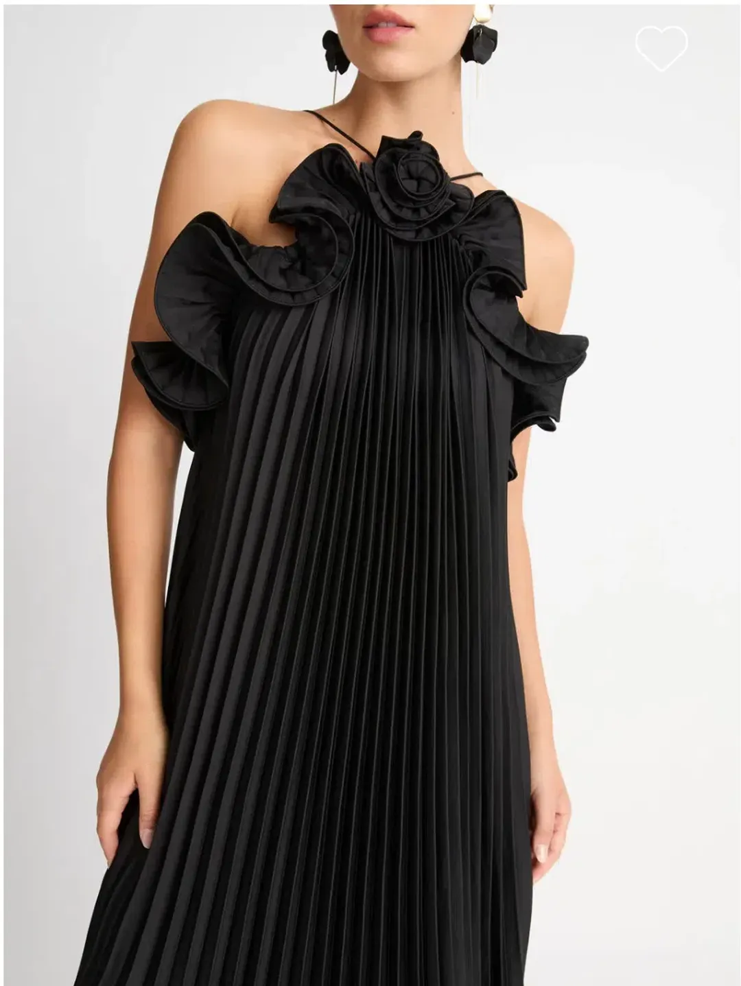 Sheike Eliza Maxi Dress Black Size 8 for rent on The Volte - main image