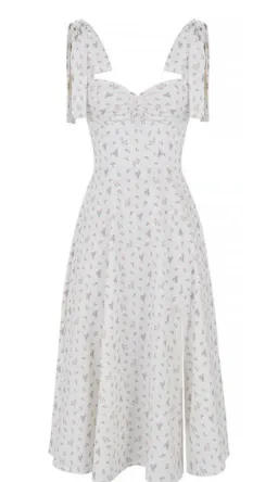 House of CB Alicia Midi Sundress White Floral Size S / AU 8 for rent on The Volte - image 5