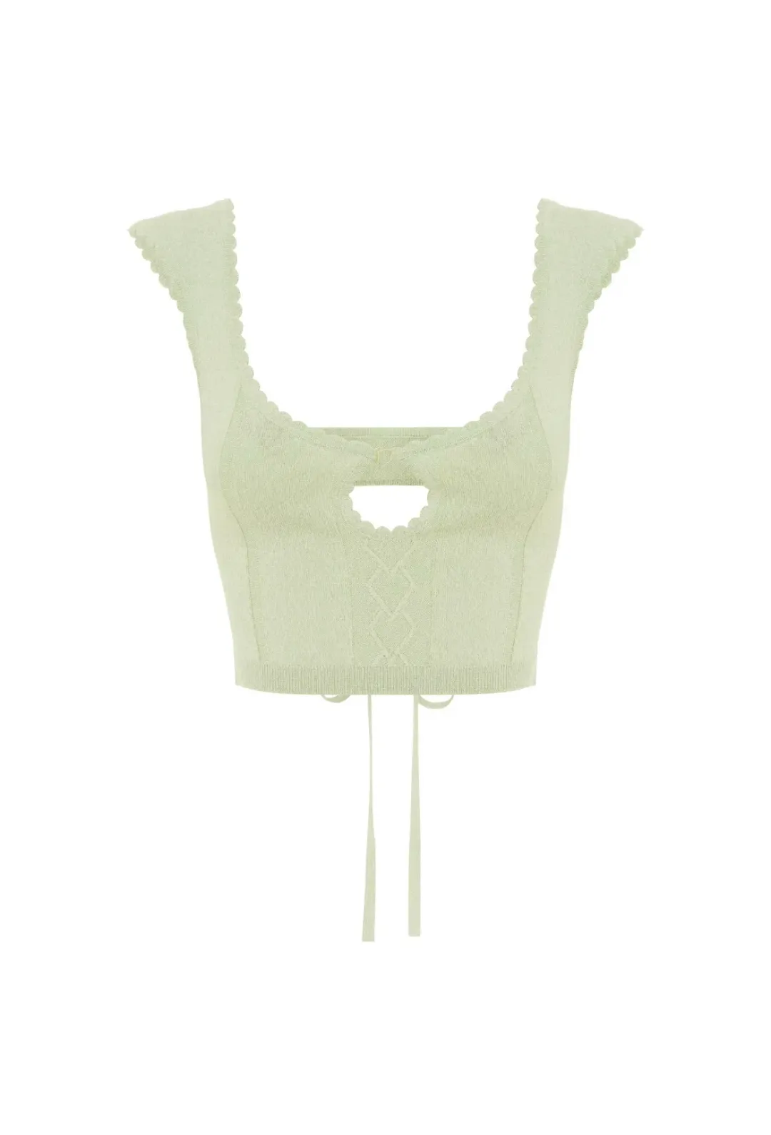 Amiss the Label Joanne Top & Skirt Set Green Size 12 for rent on The Volte - main image