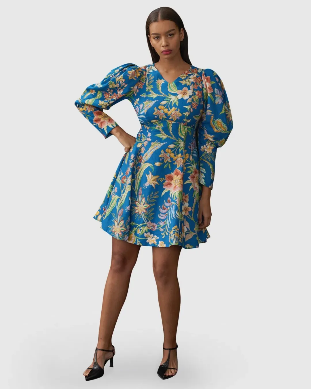 Alemais June Mini Dress Floral Size 12 for rent on The Volte - main image