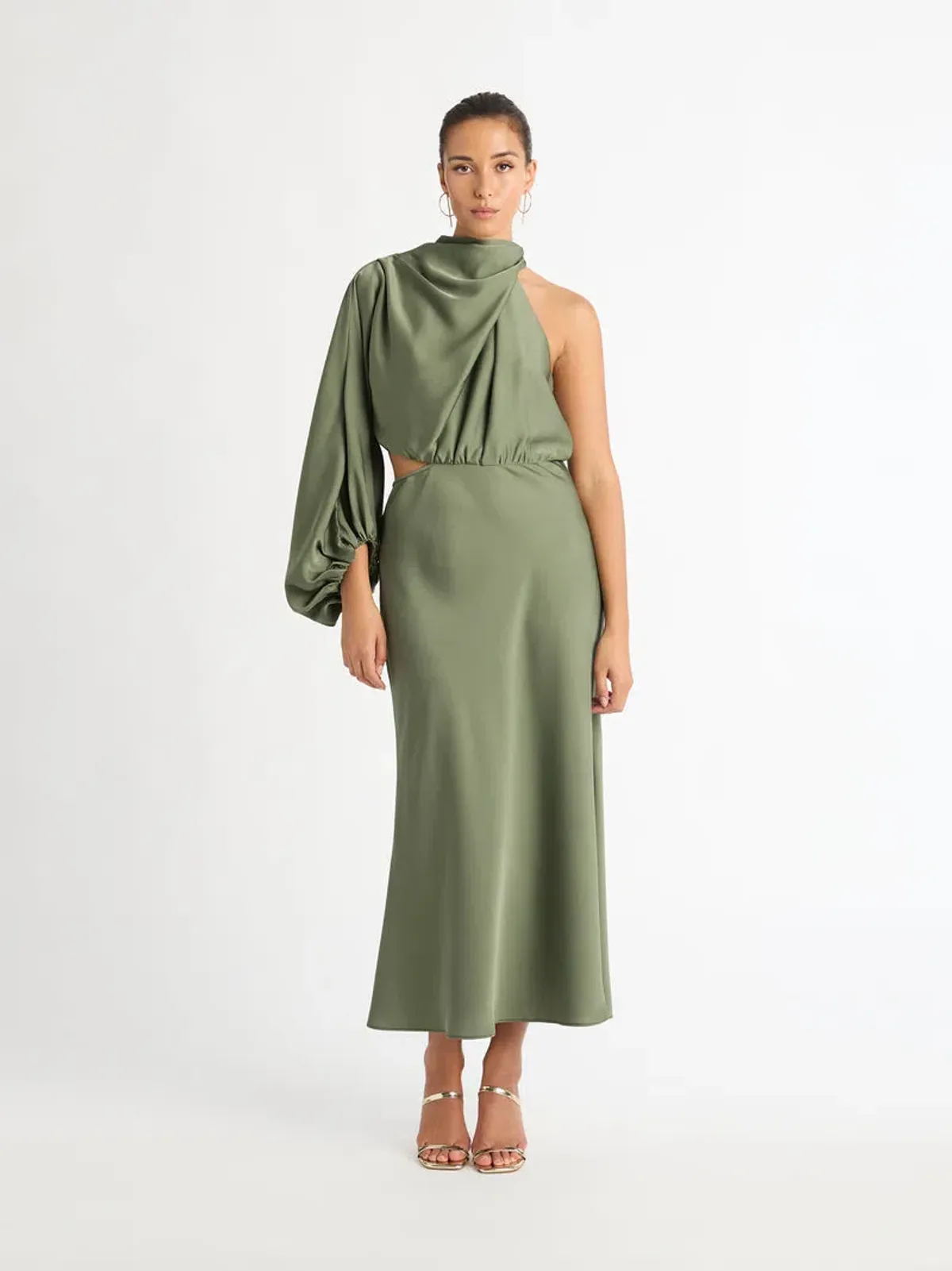 Sheike Olivia Maxi Dress Green Size 10 - Image 1