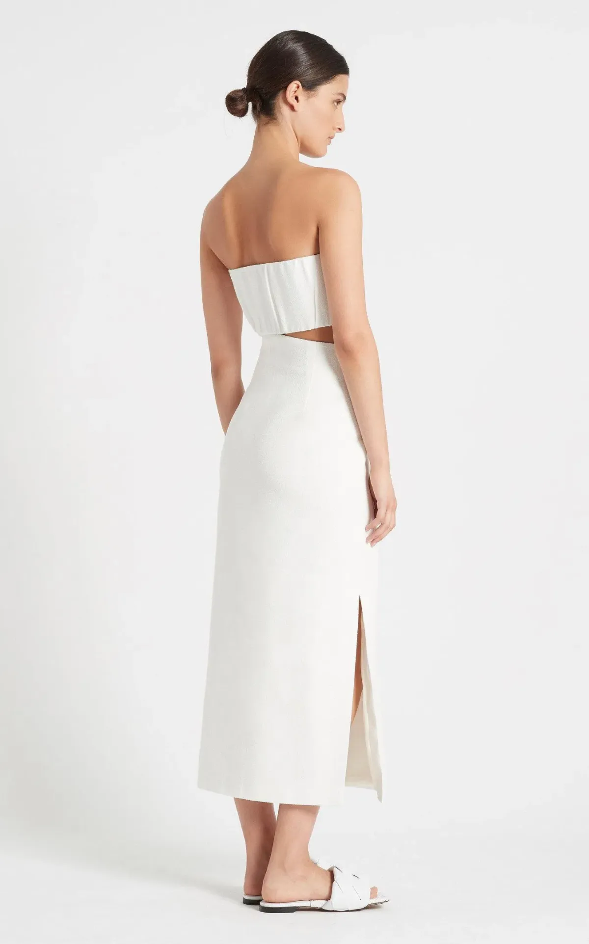 Sir The Label Yves Strapless Dress White Size 1 / AU 8 - Image 4