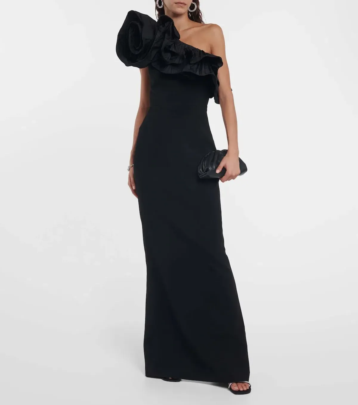 Rebecca Vallance Chloe Gown Black Size 12 - Image 1