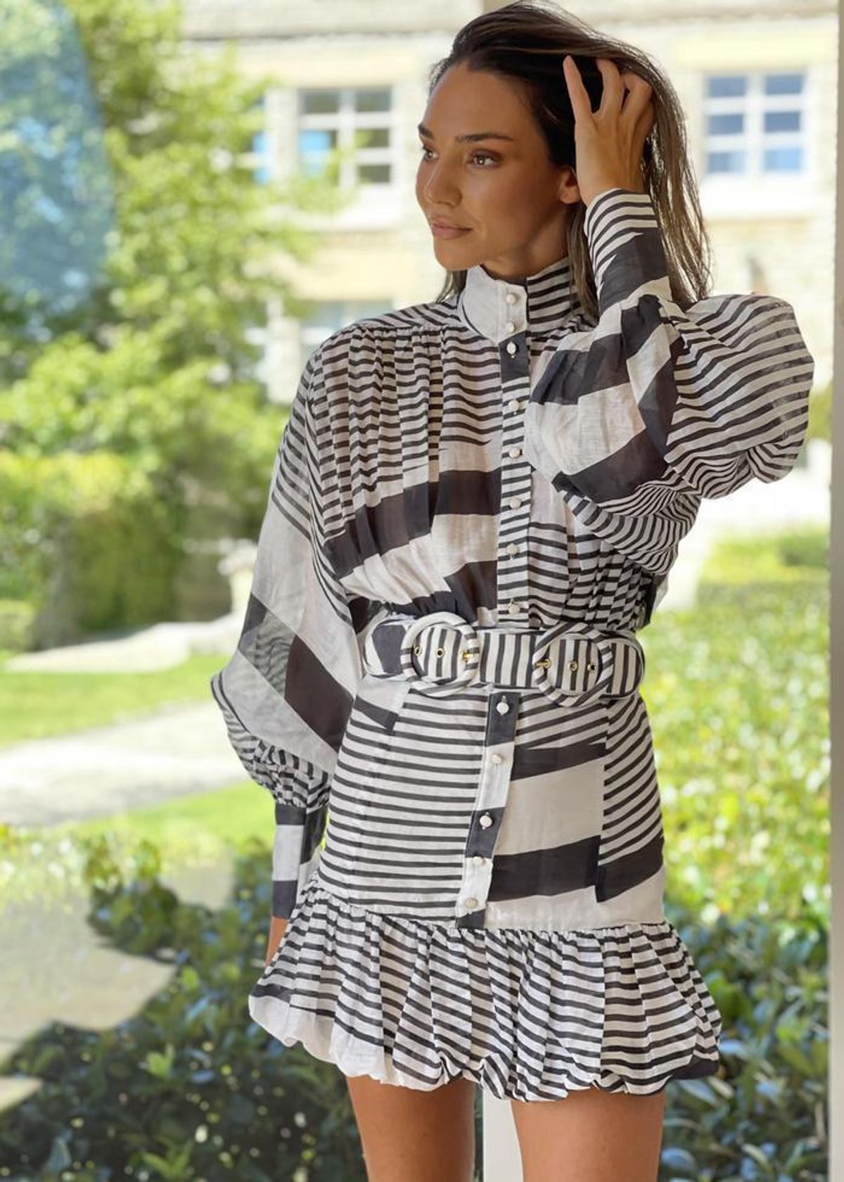 Mackenzie Mode Seeing Stars Dress Black/White Size 8 - Image 3