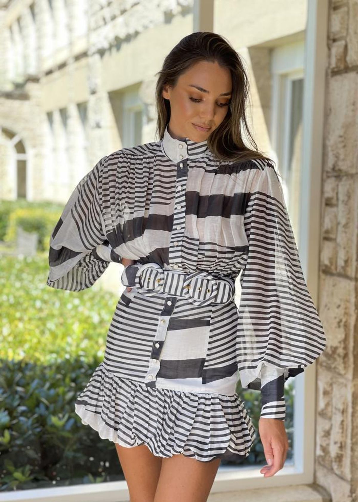 Mackenzie Mode Seeing Stars Dress Black/White Size 8 - Image 1