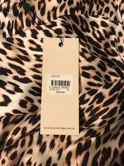 Bec & Bridge Feline Mini Dress Print Size 12 for rent on The Volte - image 3
