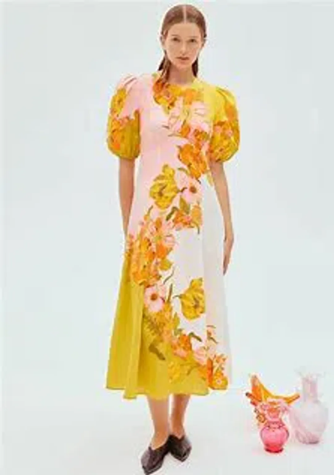 Alemais Silas Midi Dress Size 8 for rent on The Volte - main image