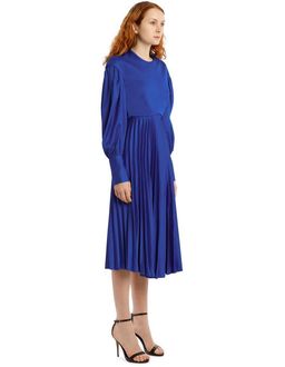 Nicola Finnetti Evelyn Midi Blue Dress Size 8 for rent on The Volte - image 2