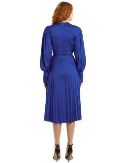 Nicola Finnetti Evelyn Midi Blue Dress Size 8 for rent on The Volte - image 4
