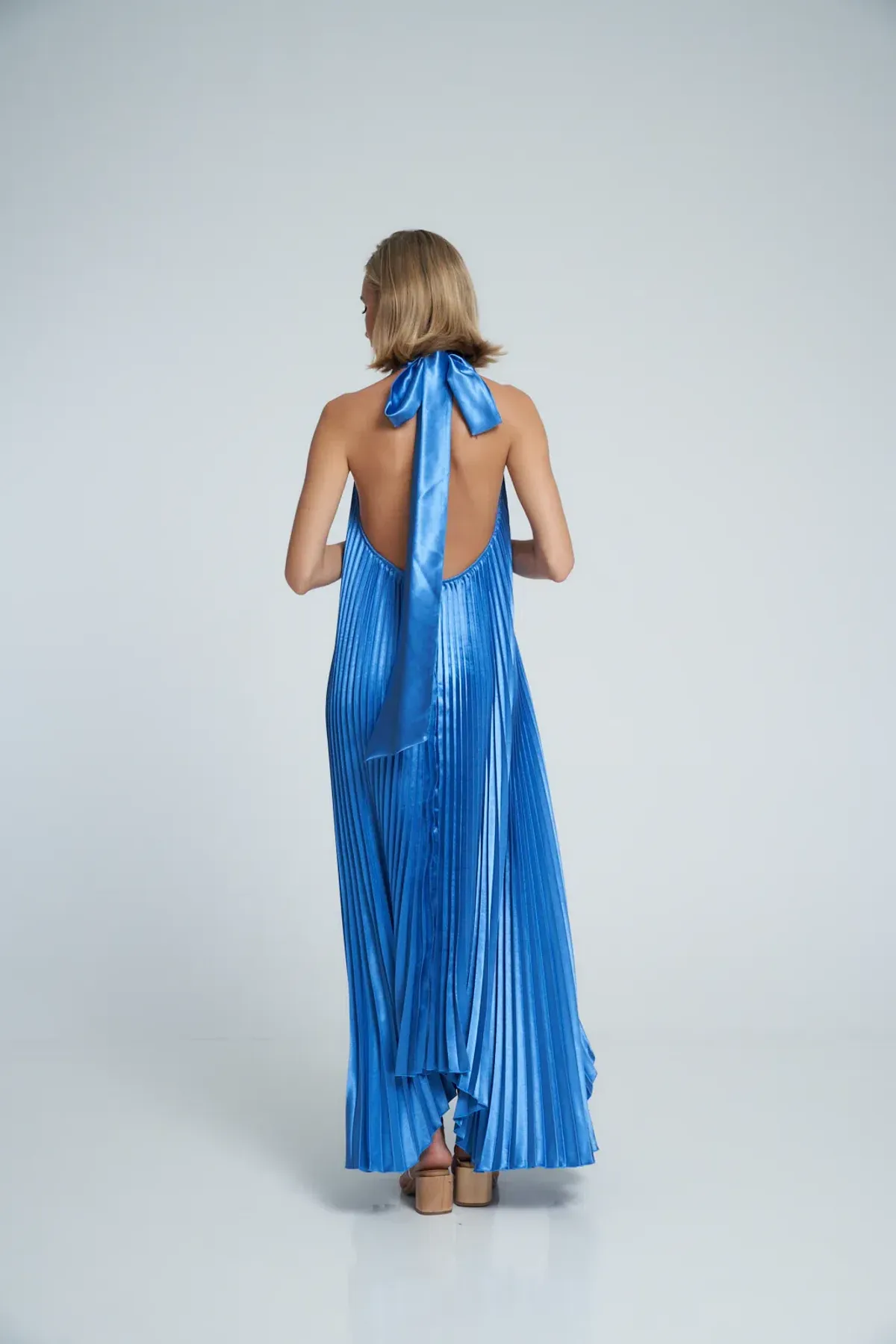 L'idée Opera Gown in Mediterranean Blue Size 8 - Image 2