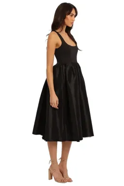 Elle Zeitoune Cora Midi Dress in Black Size 8 for rent on The Volte - image 2