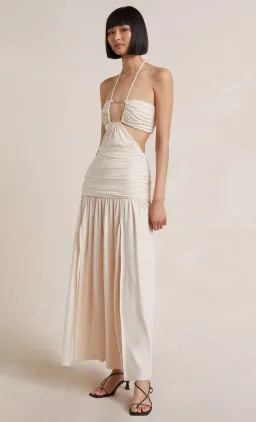 Bec & Bridge Adaline Cut Out Maxi Dress Cream Size 6 for rent on The Volte - image 2