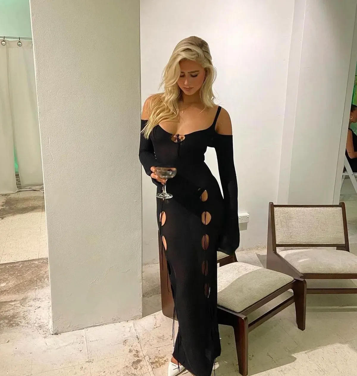 Asta Resort Ysabel Maxi Dress Black Size S / AU 8 - Image 5