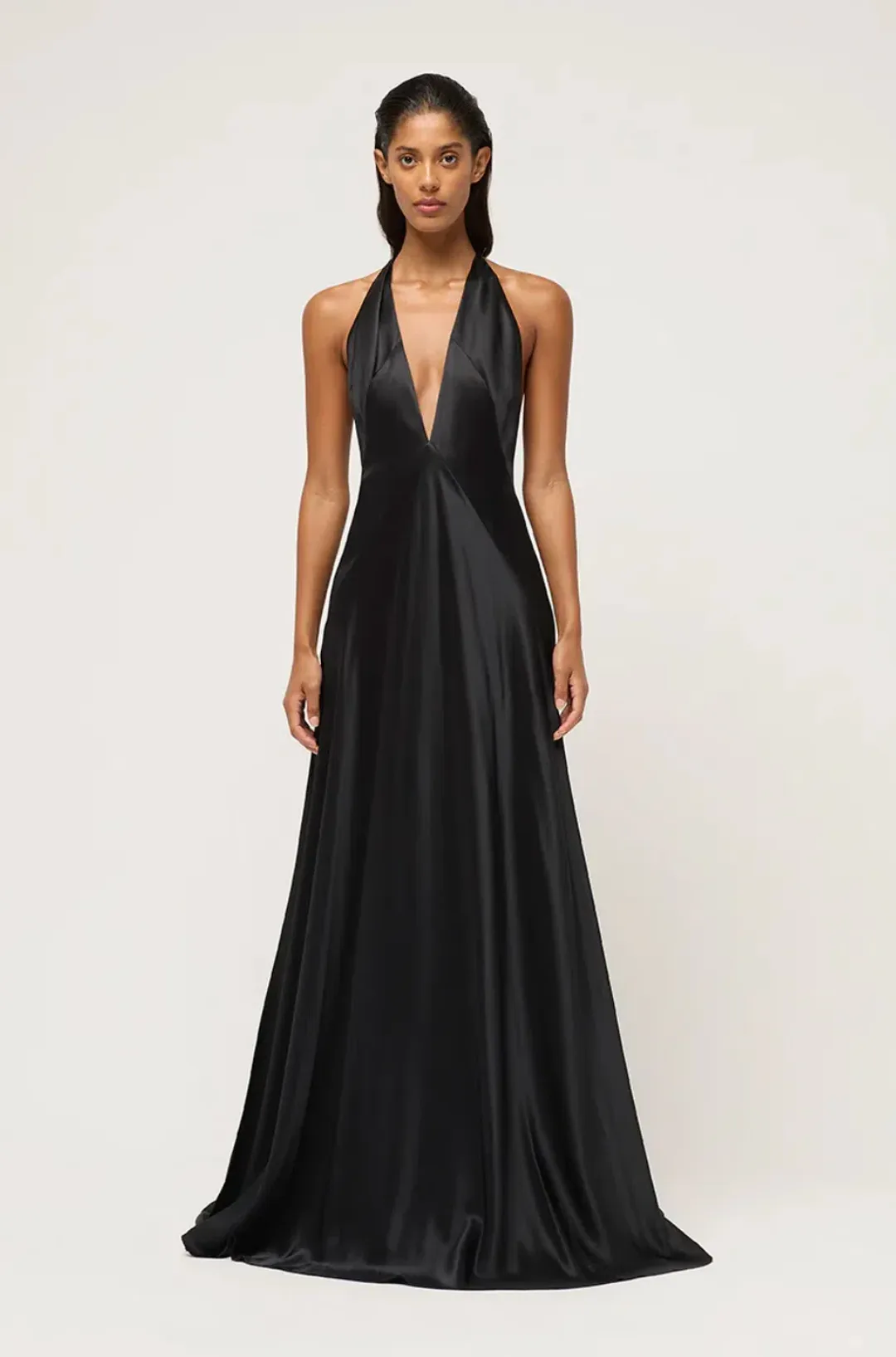 Michael Lo Sordo Bond Paloma Maxi Dress Black Size 6 for rent on The Volte - main image