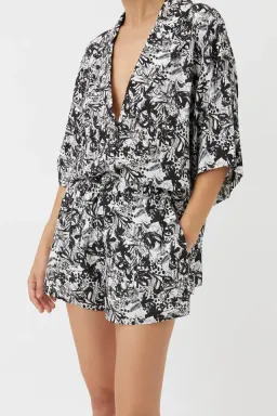Camilla and Marc Sawyer Printed Shirt and Short Set Size 8 for rent on The Volte - image 2