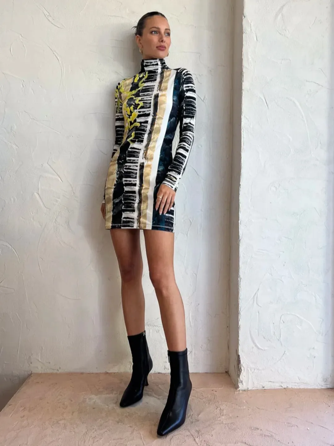 Camilla and Marc Jules Printed Mini Dress Multi Size 10 for rent on The Volte - main image