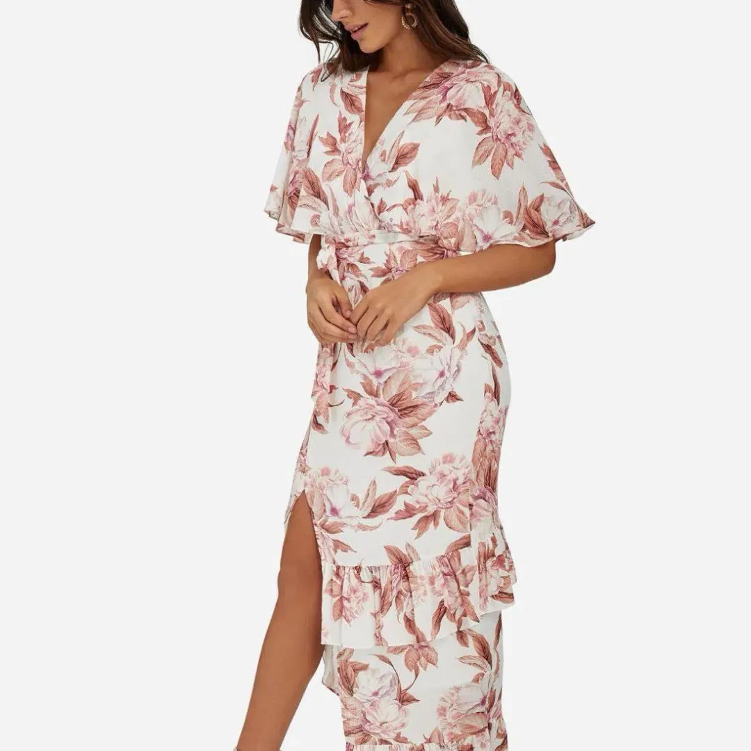 Sheike Faded Floral Dress Floral Print Size 16 for rent on The Volte - main image