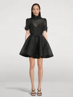 Zimmermann The Luminosity Liftoff Flower Mini in Black Size 1/AU 10 for rent on The Volte - image 1