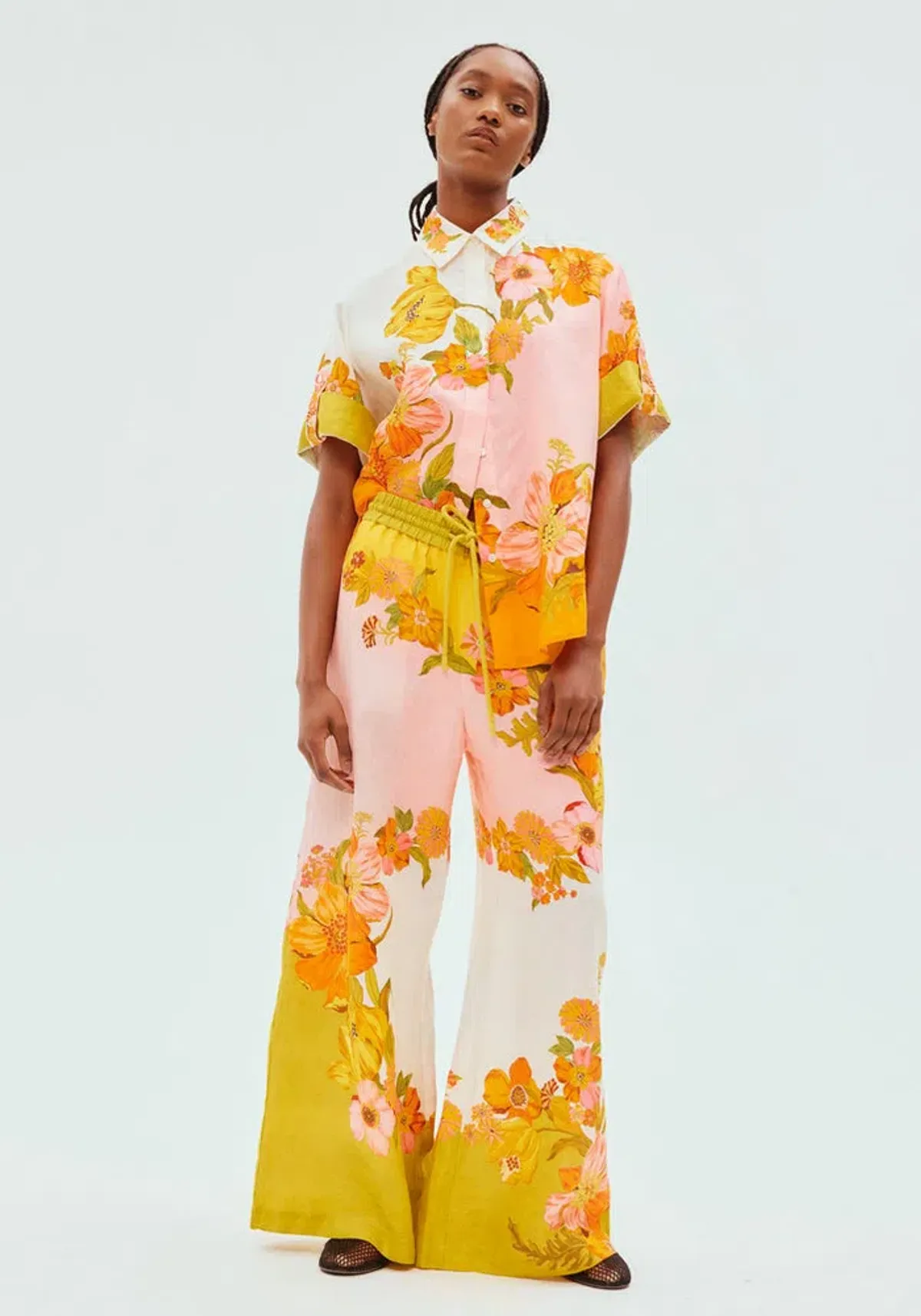 Alemais Silas Shirt and Pant Set Multi/Floral Size AU 8 - Image 2