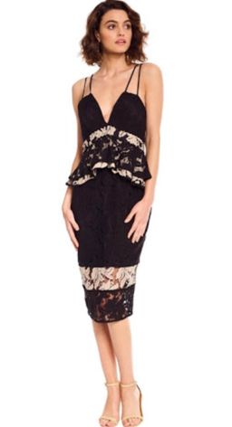 Talulah Analog Bodycon Dress for rent on The Volte - image 1