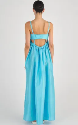 The Oroton Bodice Detail Gown Blue Size 16 for rent on The Volte - image 4