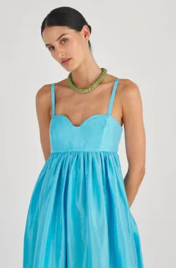 The Oroton Bodice Detail Gown Blue Size 16 for rent on The Volte - image 3